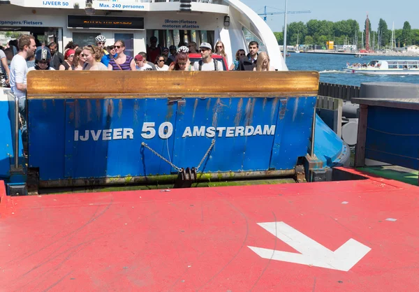 Amsterdam färja — Stockfoto