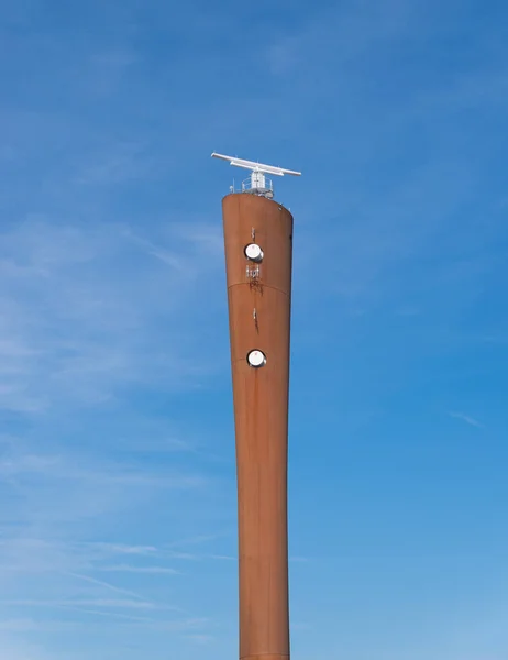 Radartorn Vid Rotterdam Maasvlakte — Stockfoto