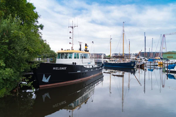 Spaarndam Nederland Juli 2019 Spaarndam Een Klein Dorp Provincie Noord — Stockfoto