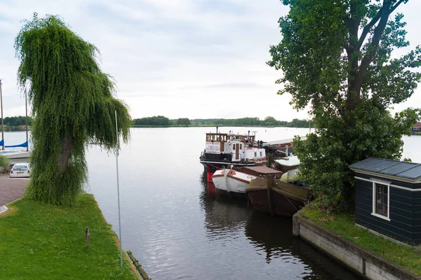 Spaarndam Small Village Province North Holland Netherlands Spaarne River Lake — Stock Photo, Image