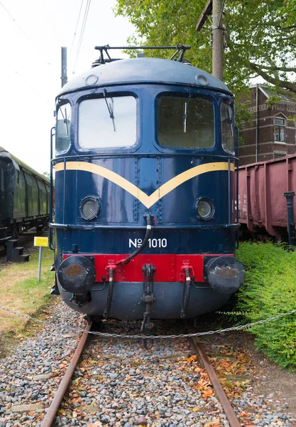 Utrecht Pays Bas Août 2019 Vieux Trains Musée Ferroviaire Néerlandais — Photo