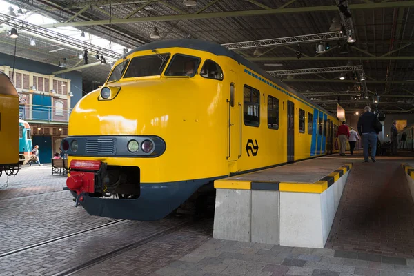 Utrecht Pays Bas Août 2019 Vieux Trains Musée Ferroviaire Néerlandais — Photo