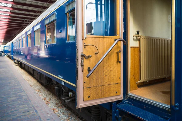 Utrecht Netherlands August 2019 Old Trains Dutch Railway Museum Established — Stock Photo, Image