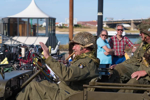 Nijmegen Niederlande September 2019 Militärparade Von Keep Them Rolling Einer — Stockfoto