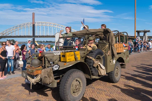 Nijmegen Netherlands Eylül 2019 Dünya Savaşı Anılarını Canlı Tutmak Amacıyla — Stok fotoğraf