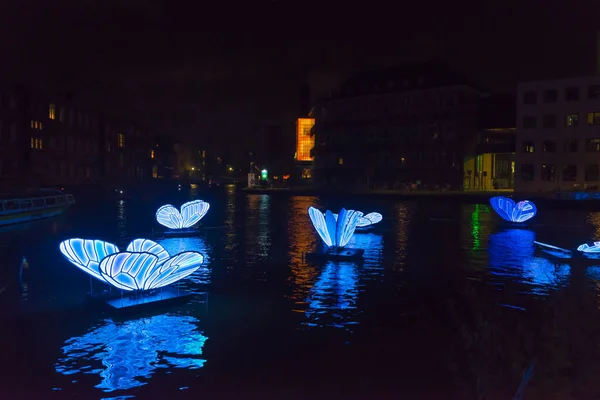 Amsterdam December 2019 Every Year Artists All World Create Light — Stock Photo, Image