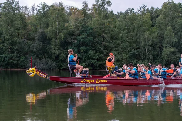 Oldenzaal Pays Bas Septembre 2022 Courses Bateaux Dragons Des Fins — Photo