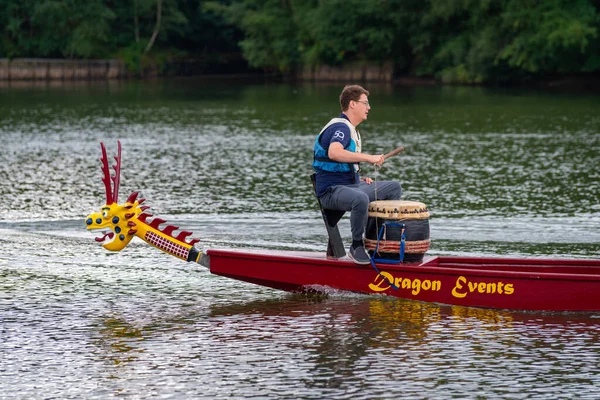 Oldenzaal Países Bajos Septiembre 2022 Dragon Boat Races Charity Purposes — Foto de Stock