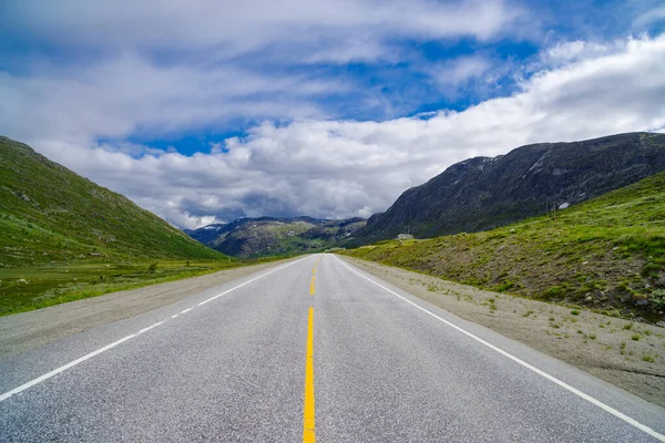 Carretera Panorámica Rv52 Través Las Montañas Noruegas —  Fotos de Stock