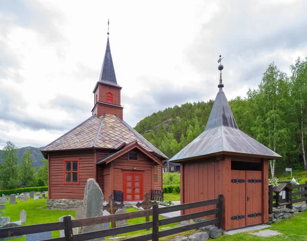 Eglise Boverdal Galdesanden Norvège Été Construit Dans Design Octogonal 1864 — Photo