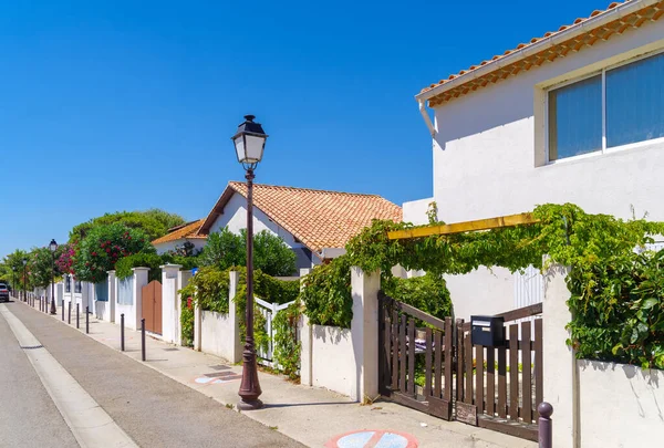 Beautiful Houses Mediterranean Residential Area — Stock Photo, Image
