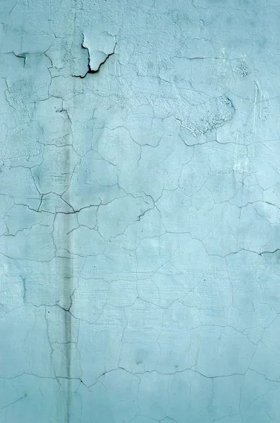 Eski püskü yaşlı ve kırık mavi boya Stok Fotoğraf