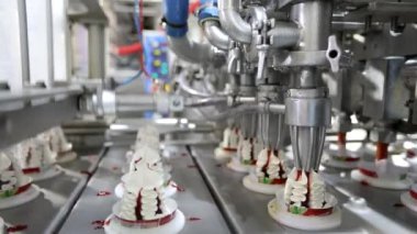Dondurma üretimi. Otomatik dondurma üretimi. Otomatik dondurma üretim hattı