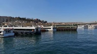Altın Boynuz Körfezi. Golden Horn Köprüsü. İstanbul, Türkiye