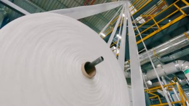 Sintepon üretim fabrikası. Syntepon üretim süreci. Sintepon yapımı.