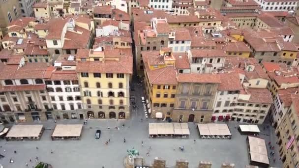 イタリア、フィレンツェのサンタ・マリア・デル・フィオーレ大聖堂。フィレンツェの大聖堂 — ストック動画