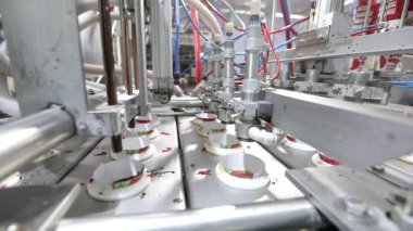 Dondurma üretimi. Modern dondurma fabrikası. Dondurmanın nasıl yapıldığını