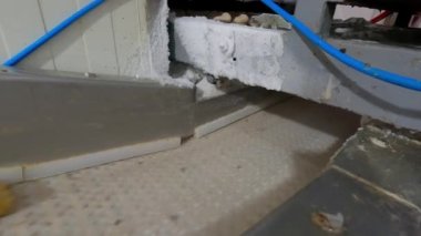 Dondurmanın nasıl yapıldığını. Dondurma üretimi. Modern dondurma fabrikası..