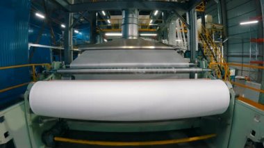 Sintepon üretim fabrikası. Syntepon üretim süreci. Sintepon yapımı.