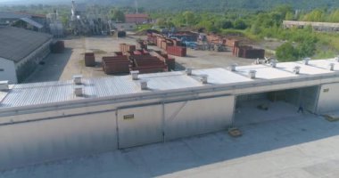 Odunların zorla kurutulması için. Ahşap fabrikasındaki modern kurutma odaları. Endüstri dışı.