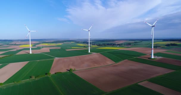 Generátor Větru Terénu Alternativní Energie Obnovitelná Energie — Stock video