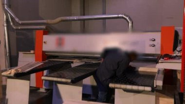 Endüstriyel içişleri, marangoz fabrikasında çalışma süreci, mobilya üretimi..
