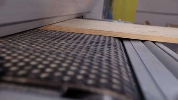 工業インテリア 木工工場での作業工程 家具製造 — ストック動画