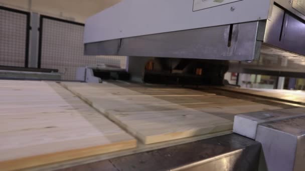 Production Furniture Panels Modern Furniture Factory Modern Conveyor Line Furniture — Vídeo de Stock