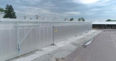 Odunların zorla kurutulması için. Ahşap fabrikasındaki modern kurutma odaları. Endüstri dışı.