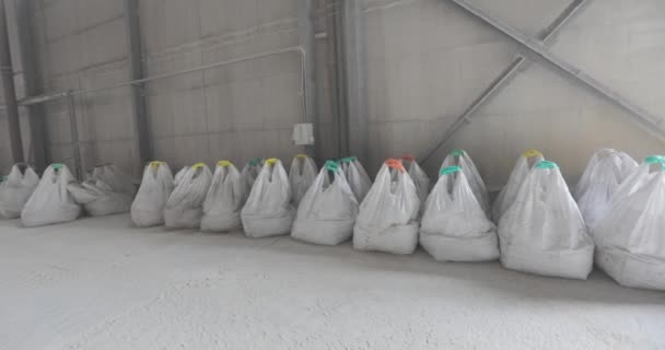 Large Industrial Bags Heavy Loads Warehouse Bulk Bag Industrial Bag — Stok Video