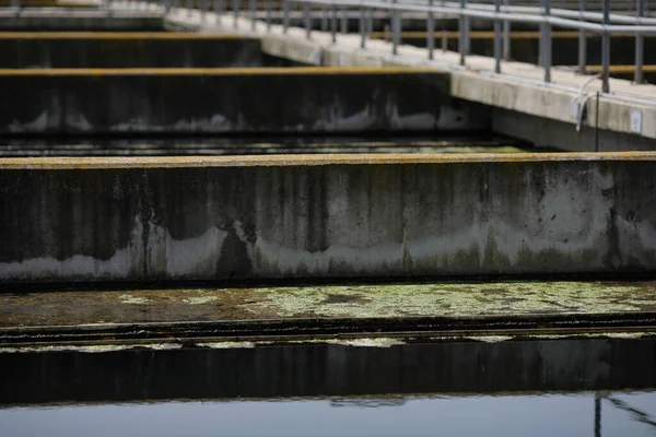 Details Van Een Afvalwaterzuiveringsinstallatie Boekarest — Stockfoto