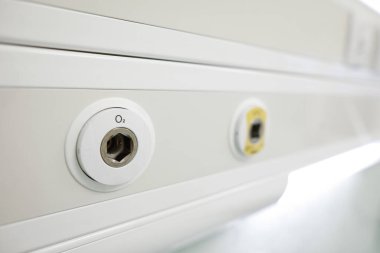 Hastanedeki oksijen konsolu prizi ile ilgili detaylar - tıbbi gaz sistemi