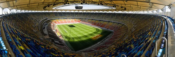 Bucharest Romania April 2021 Panorama Made Multiple Images National Arena — Stock Photo, Image
