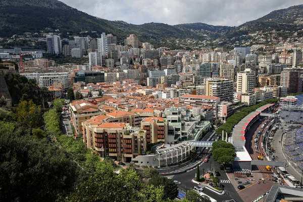 Monako Kwietnia 2022 Przegląd Miasta Portu Monako Podczas Wiosennego Słonecznego — Zdjęcie stockowe