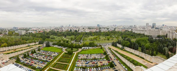Bucharest Romania September 2022 Panorama Made Multiple Images Bucharest Seen —  Fotos de Stock