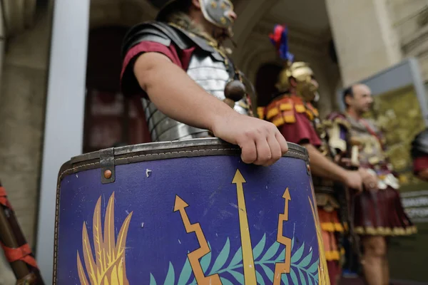 Бухарест Румыния Сентября 2022 Года Римские Солдаты Генералы Время Исторической — стоковое фото