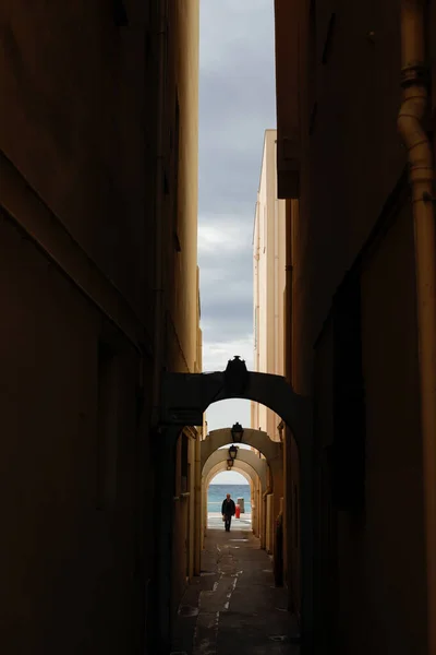 Menton Francia Abril 2022 Detalles Ciudad Marítima Menton Riviera Francesa — Foto de Stock