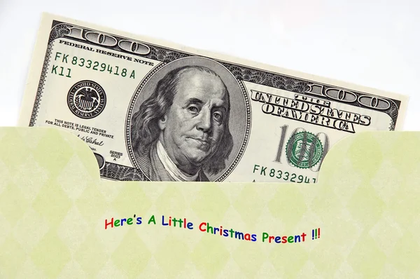 Christmas Money Envelope / Gift Card — Stock Photo, Image