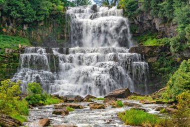 Cazenovia New York 'taki Chittenango Falls Eyalet Parkı