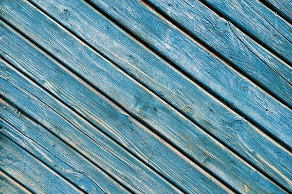 Retro old blue wooden door textured background — ストック写真