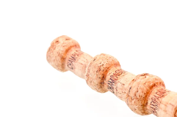 Three Champagne corks close up — Stock Photo, Image