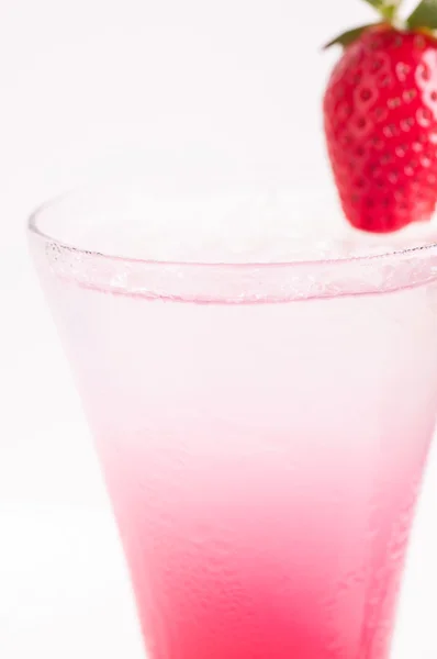 Röd sip cocktail extrem närbild — Stockfoto