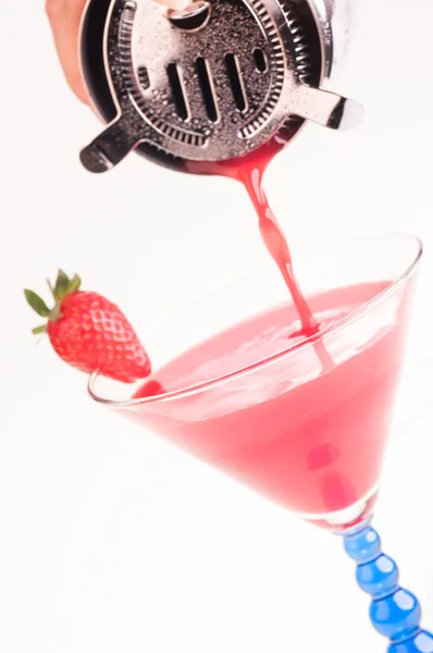 Strawberry daiquiri cocktail — Stockfoto