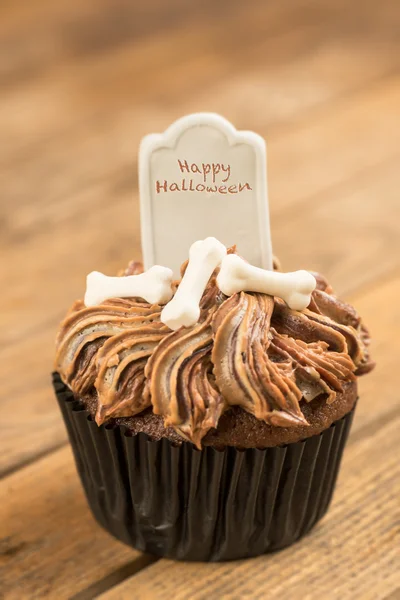 Cupcake Halloween close-up — Fotografia de Stock