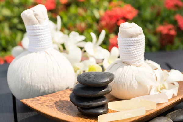 Traditional herbal spa getaway — Stock Photo, Image