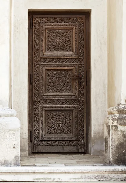 Puerta de madera vieja —  Fotos de Stock