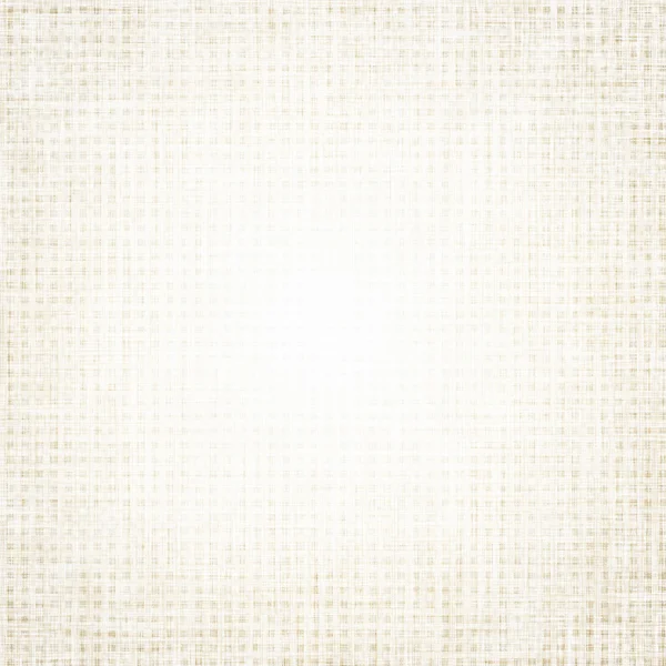 Beige canvas texture with delicate grid, white background — Stock Photo, Image