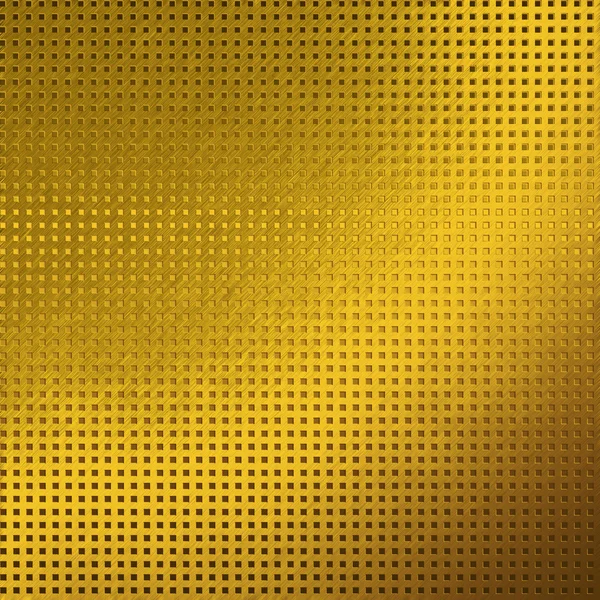 Gold metal background texture grid pattern — Stock Photo, Image