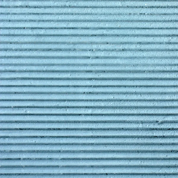 Azul pintado parede textura fundo com listras horizontais padrão — Fotografia de Stock