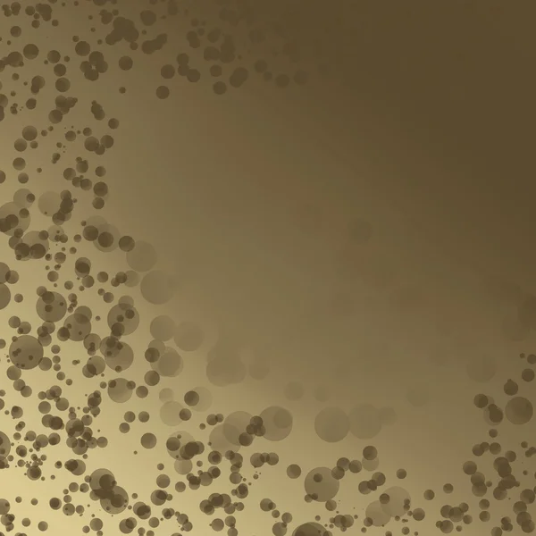 Brown abstract background with bubbles as coffee beans, may use for cafe advertising — Stock Photo, Image